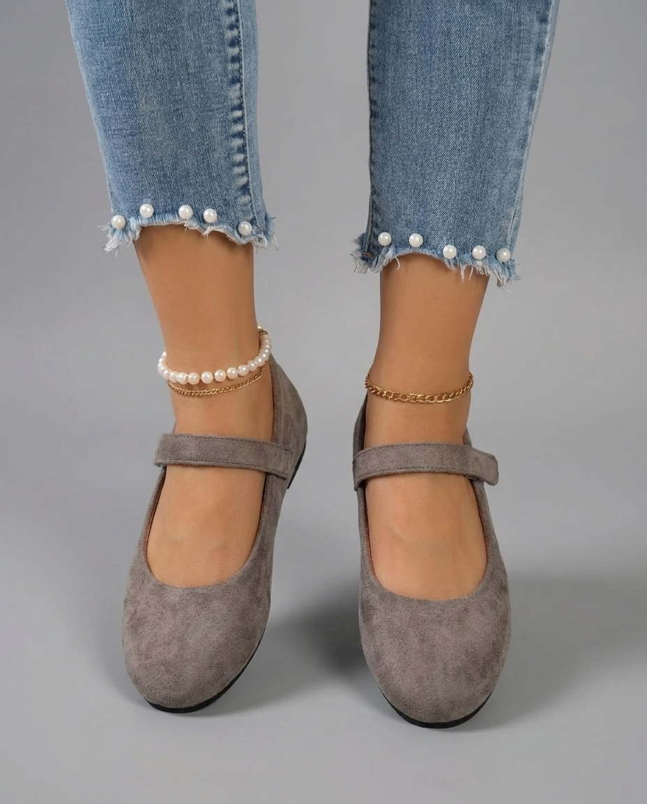 Wide Fit Comfort Mary Jane Flats