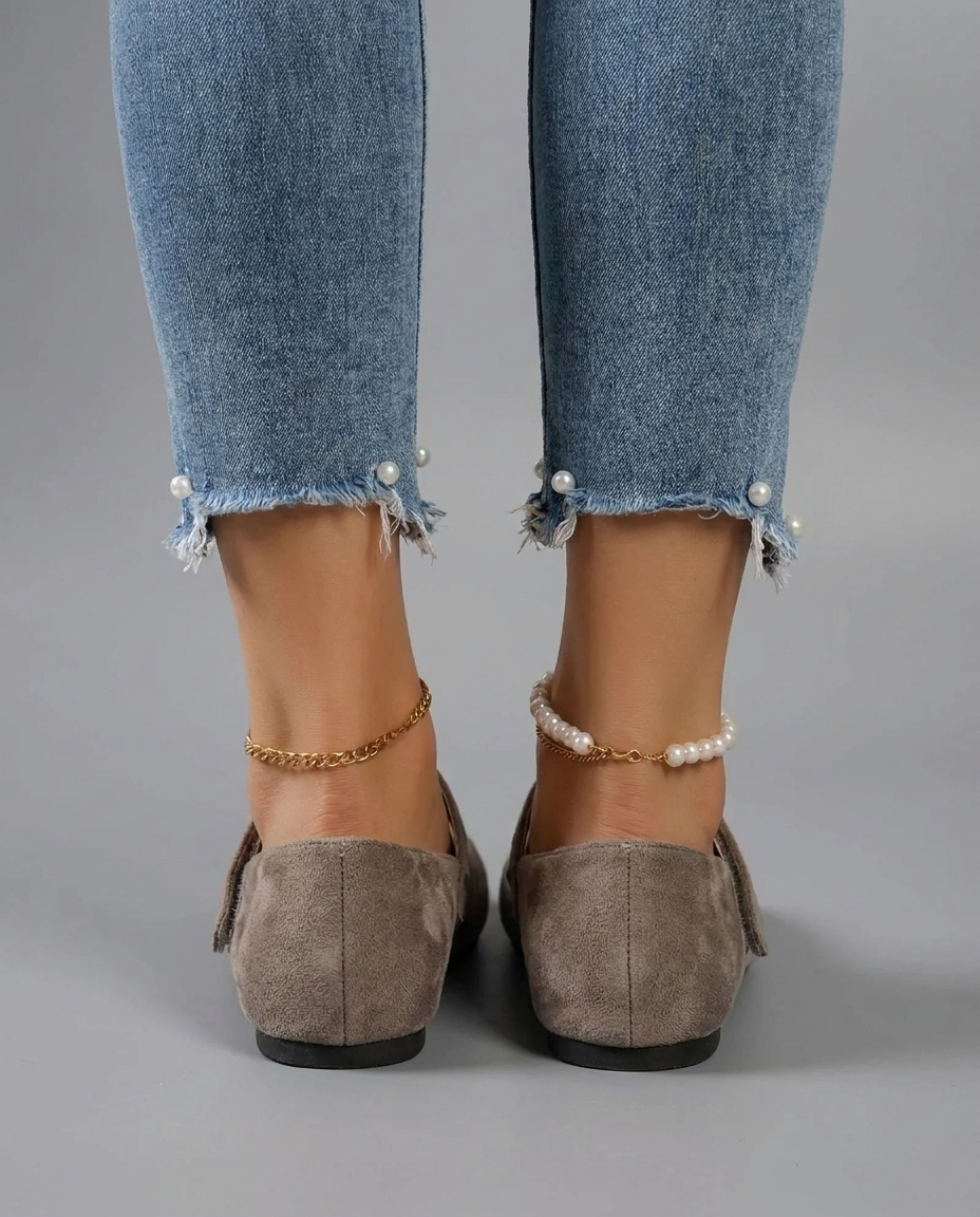 Wide Fit Comfort Mary Jane Flats