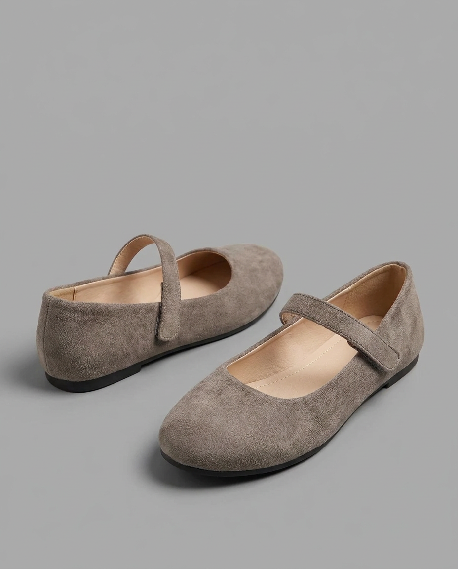 Wide Fit Comfort Mary Jane Flats
