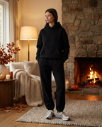 Everyday Relaxed Hoodie in Black