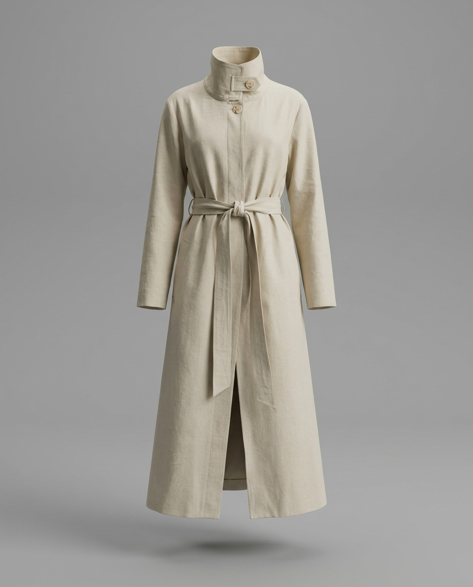 The Capsule Original – Maxi Trench Coat in Beige